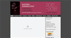 Desktop Screenshot of ectsymphony.com